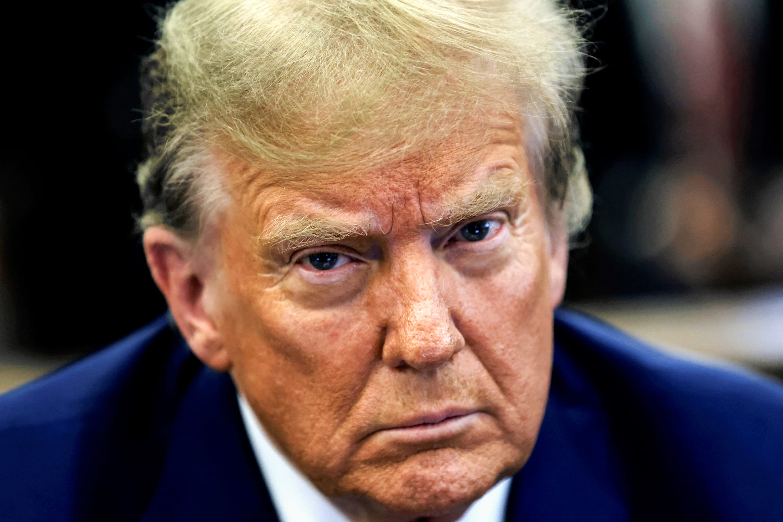 Former U.S. President Donald Trump during the civil fraud trial against the Trump Organization, in New York City on Jan. 11, 2024.