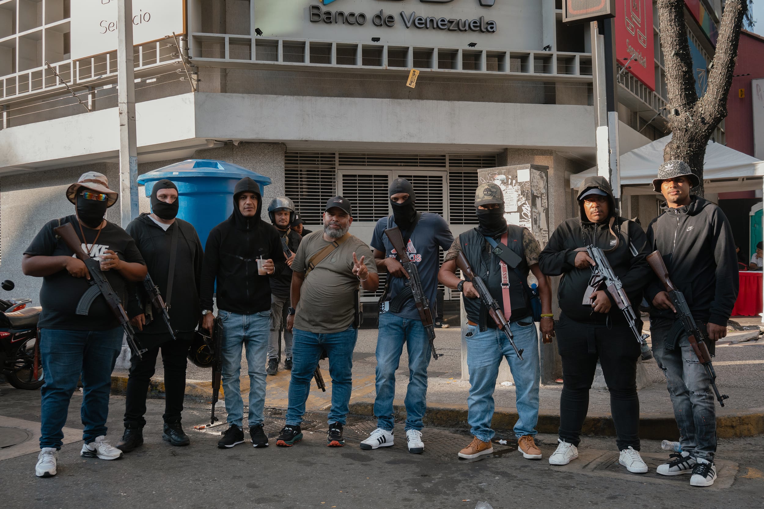 Pro-Maduro protestors in Caracas