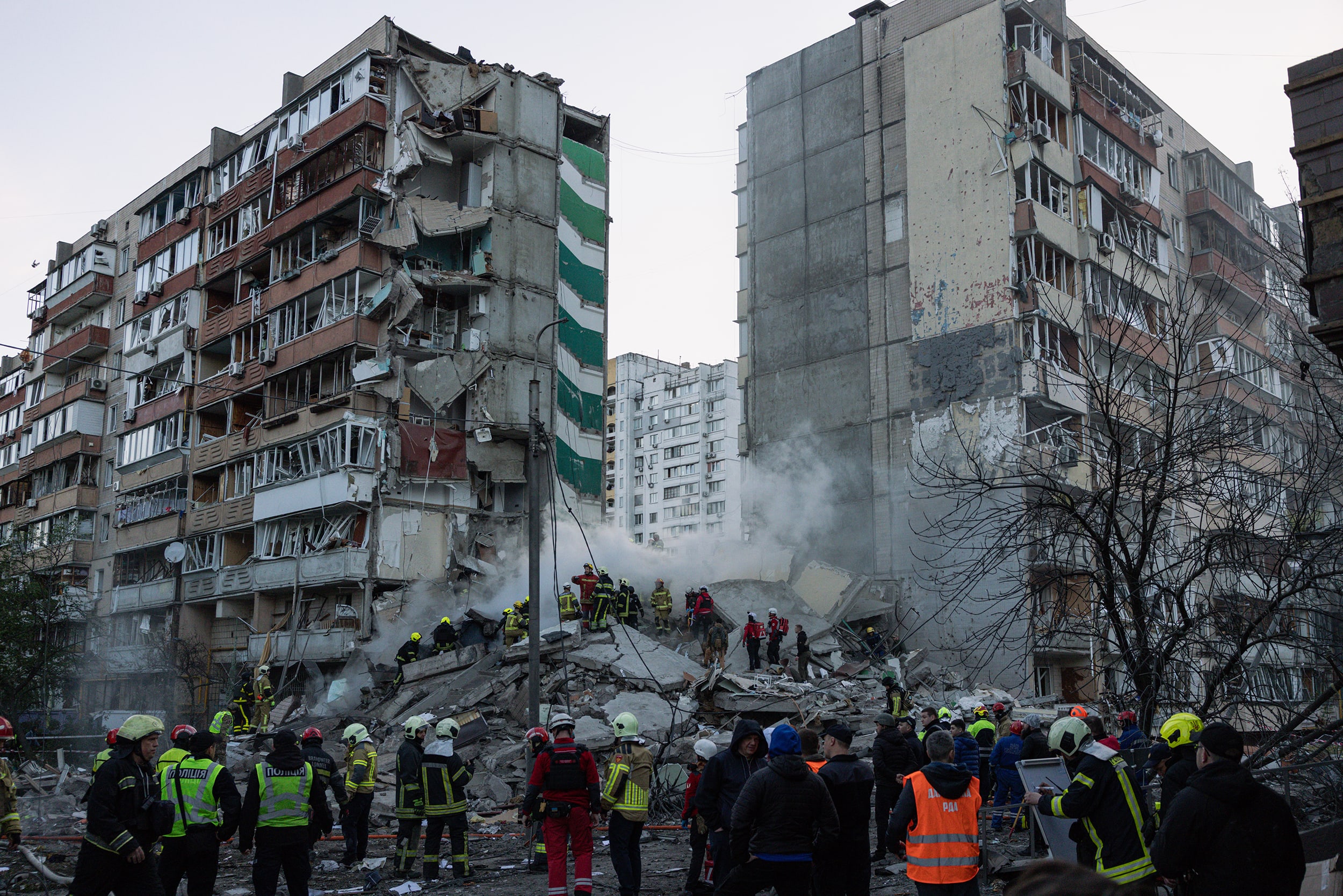 Air Strikes In Kyiv