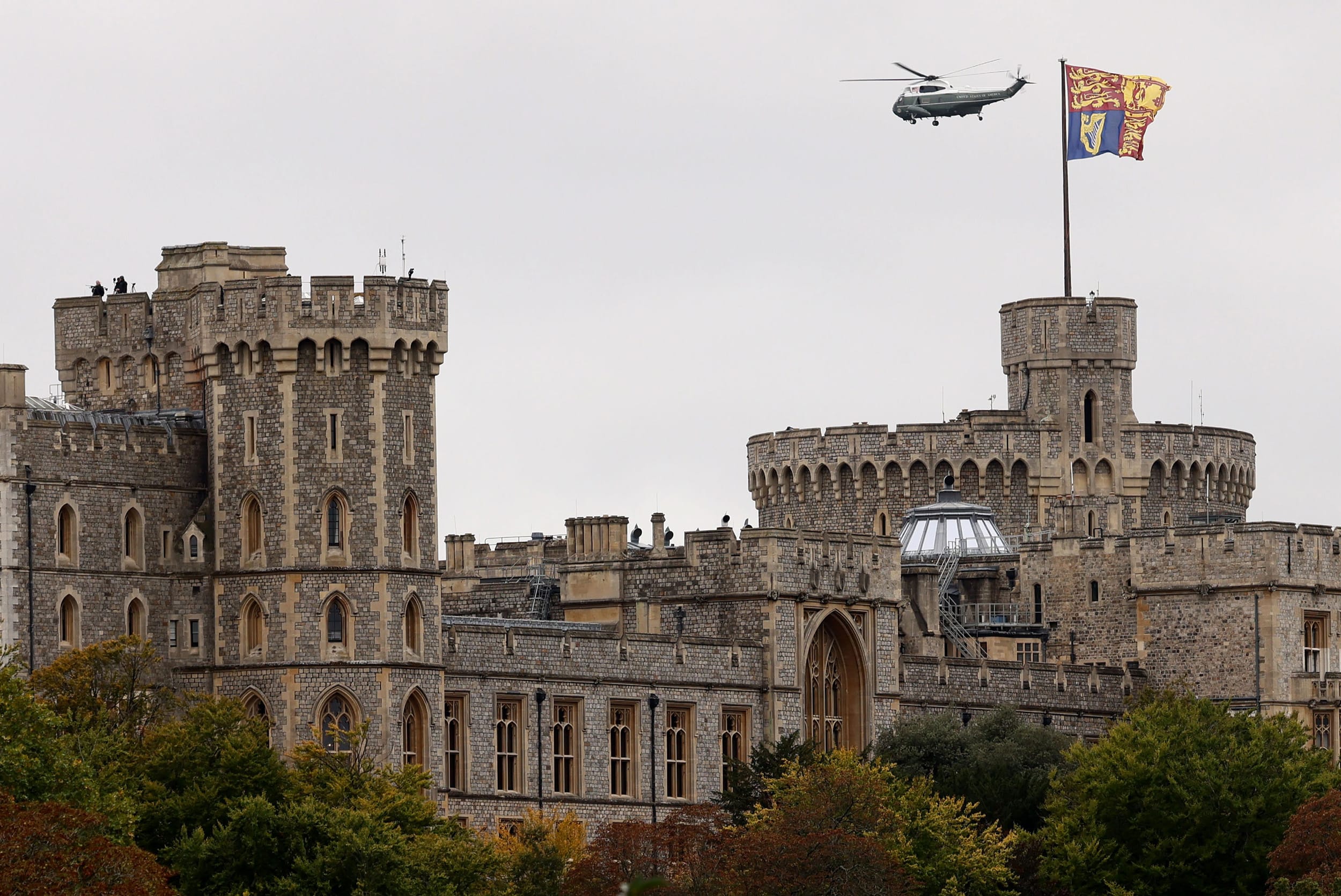 UK Hosts President Trump And First Lady Melania Trump For State Visit - Day Two