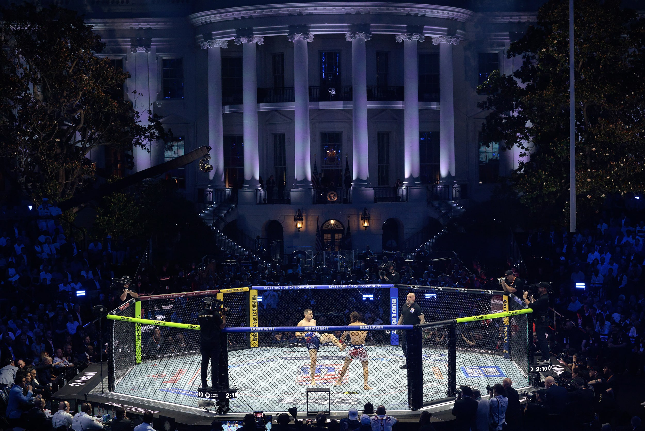 UFC Freedom 250 event on the White House lawn