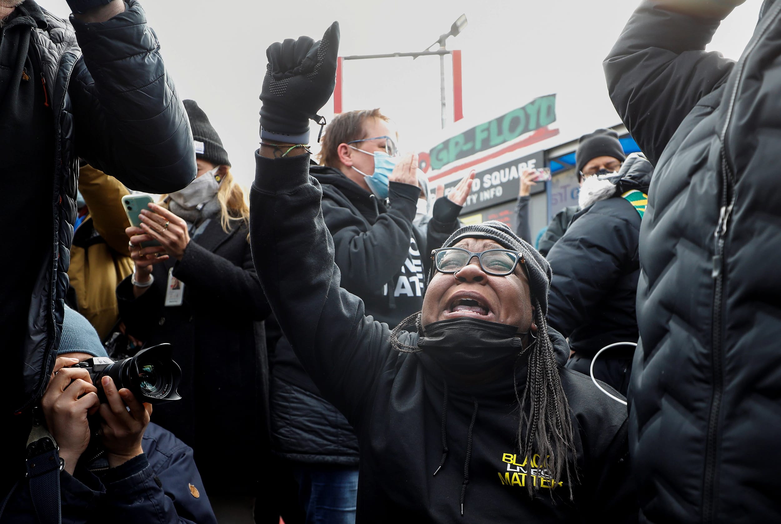 Image: Reaction to the verdict in the trial of former Minneapolis police Officer Derek Chauvin