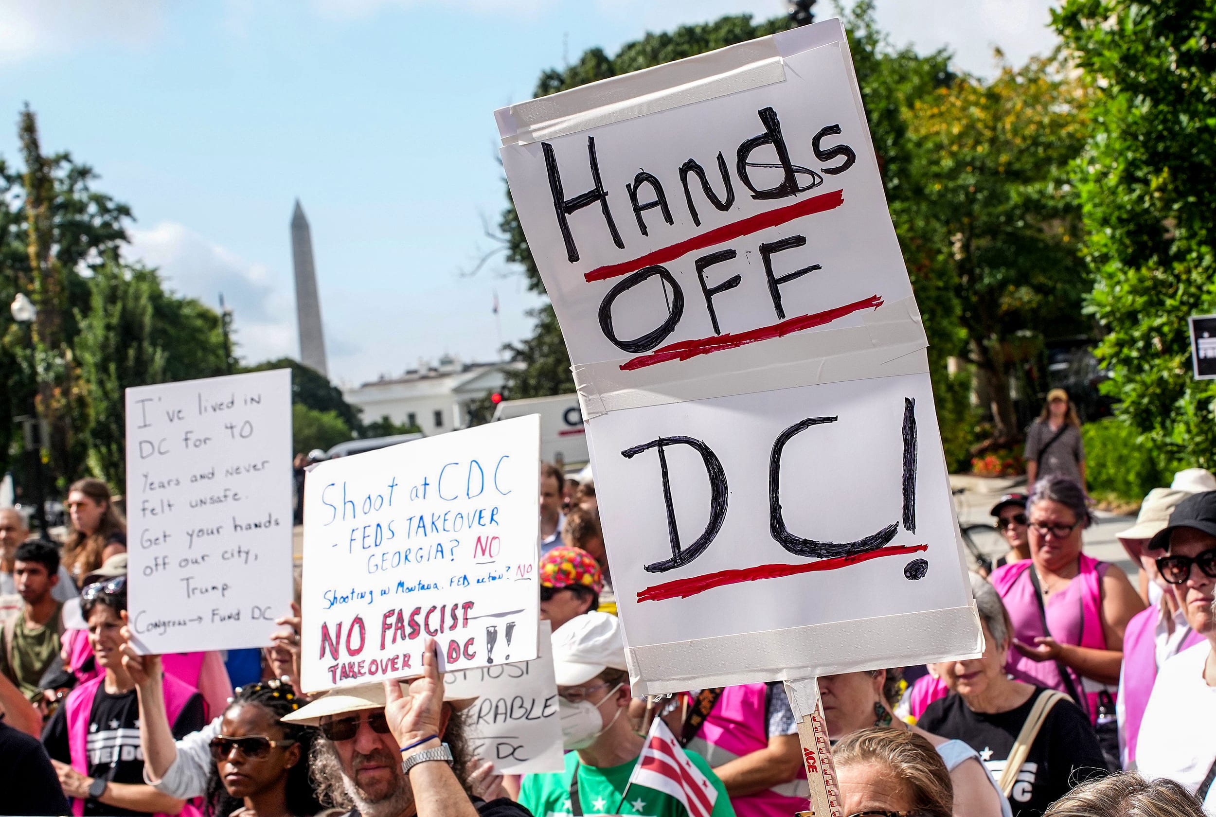 Image: Washington, DC Residents Rally Against Federal Takeover Of City By Trump Administration