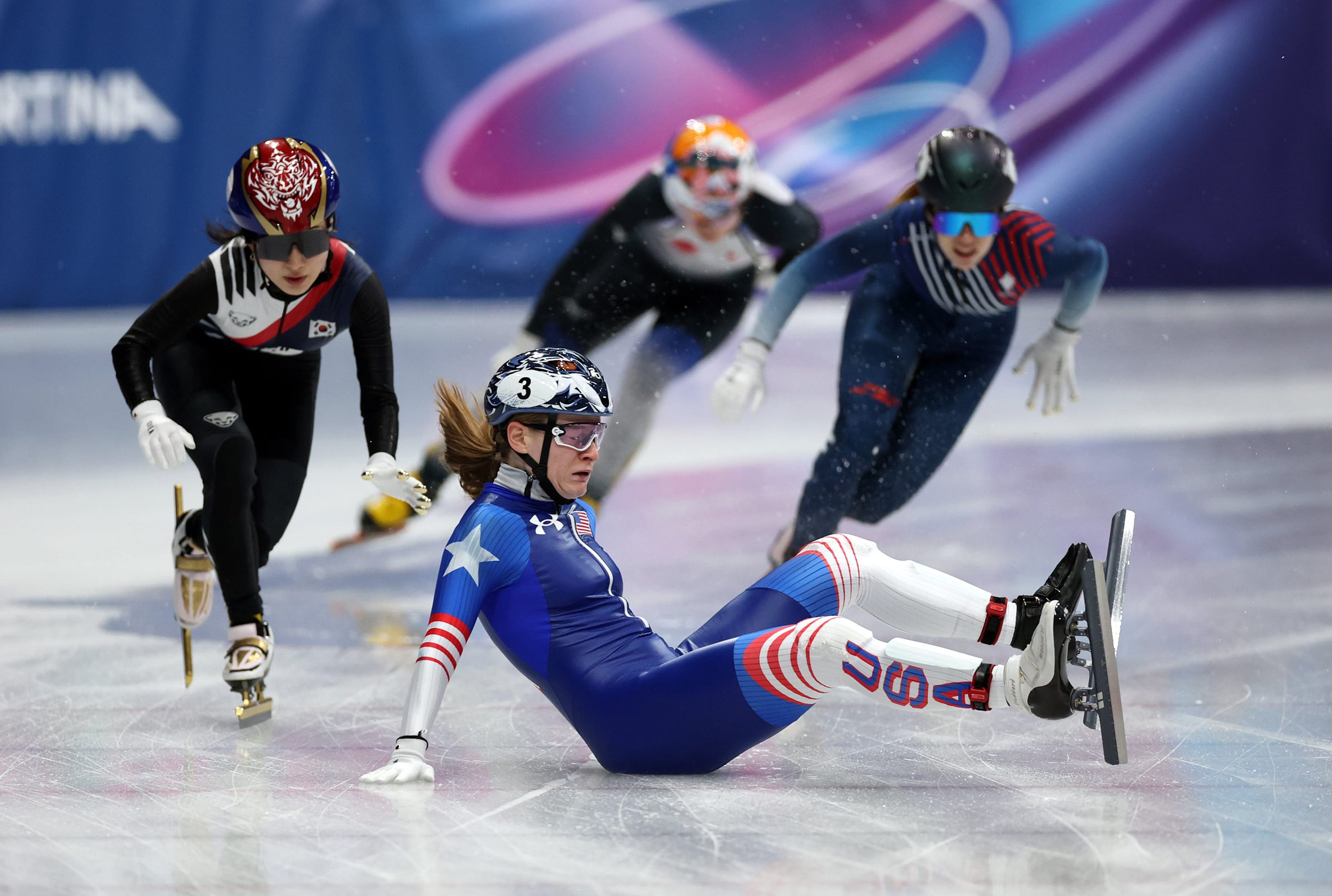 Image: Short Track Speed Skating - Milano Cortina 2026 Winter Olympics: Day 4