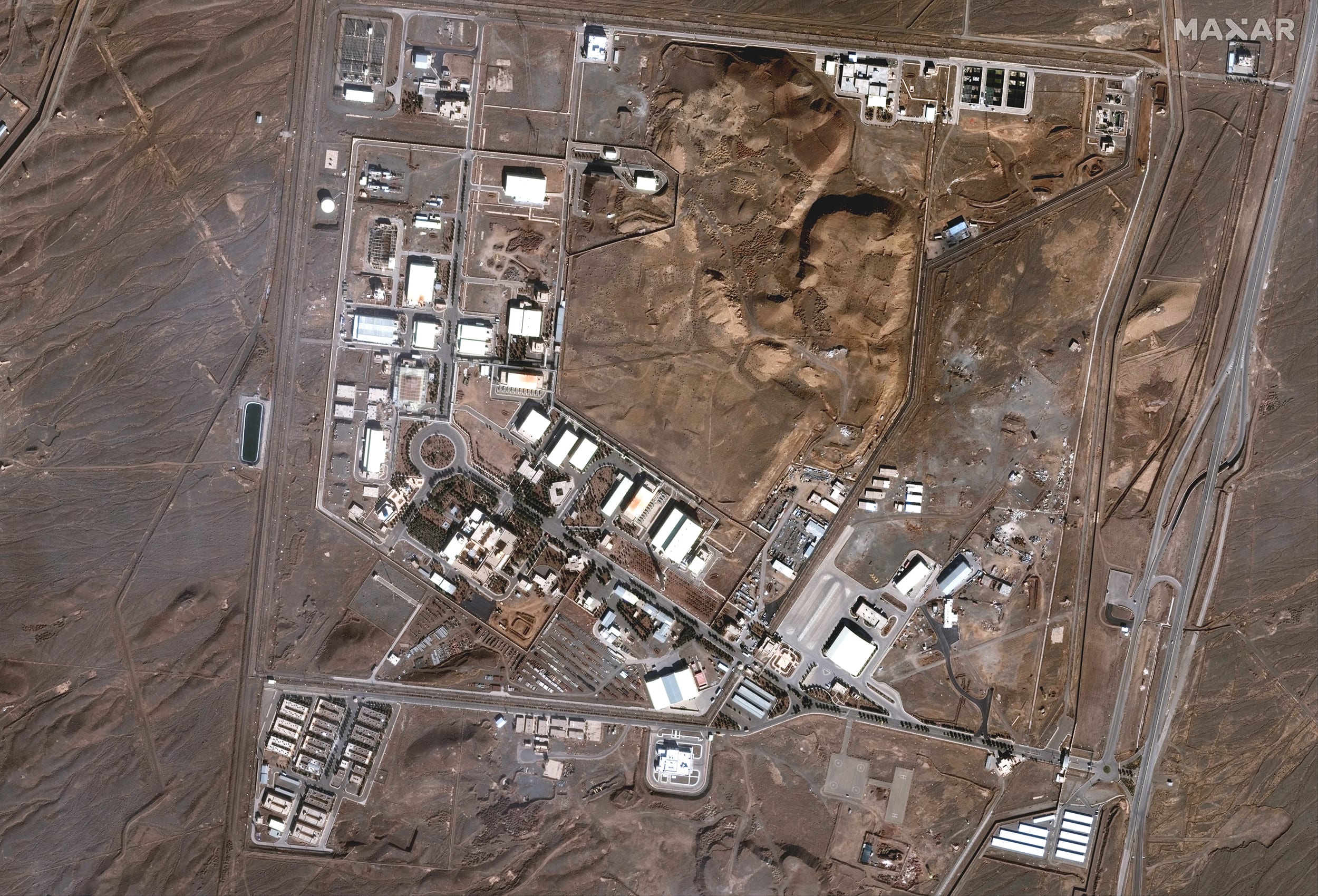 Iran's Natanz nuclear facility, south of the capital Tehran.