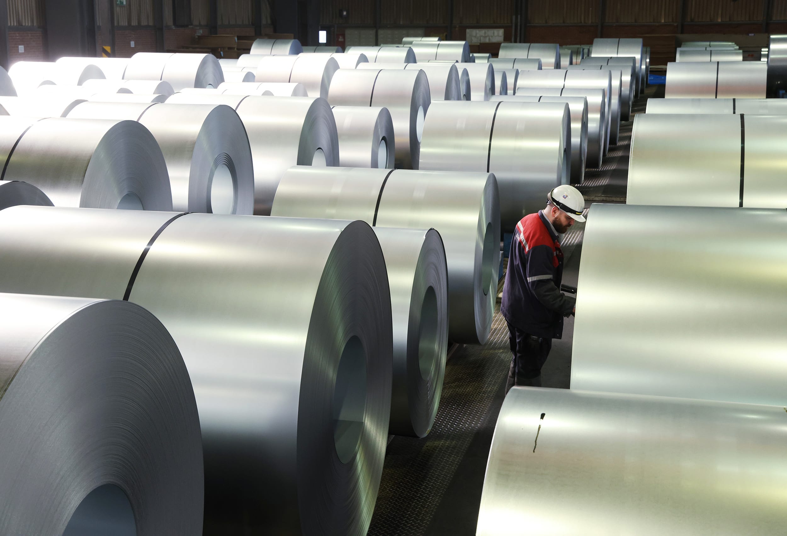 Image: Thyssenkrupp Steel Plant As Trump Tariffs Disrupt Global Markets