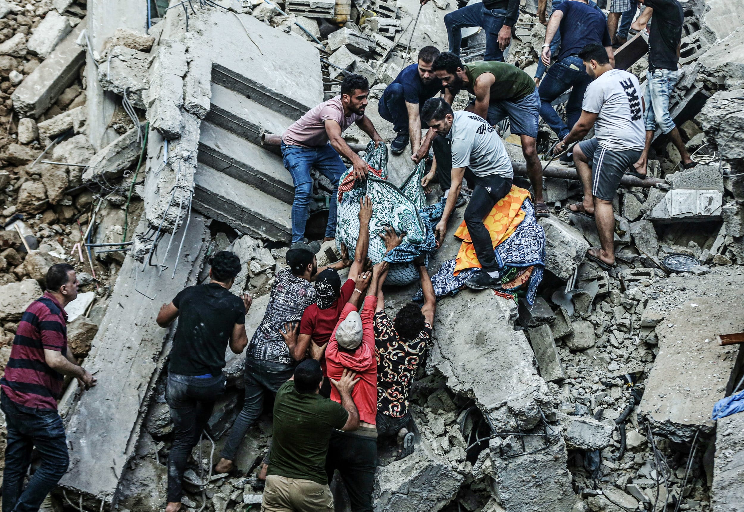 Israel hit the historical church where civilians took shelter in Gaza