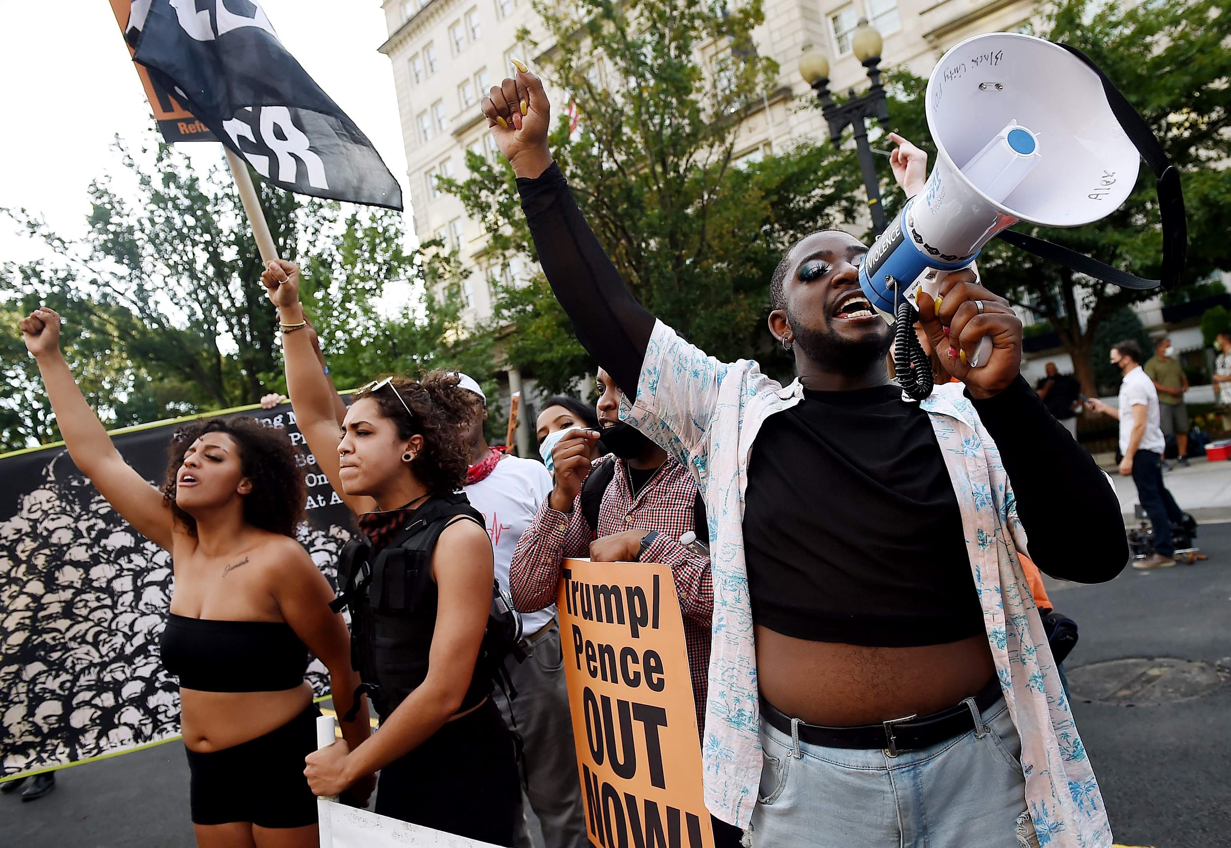 Image: US-POLITICS-VOTE-REPUBLICANS-PROTEST