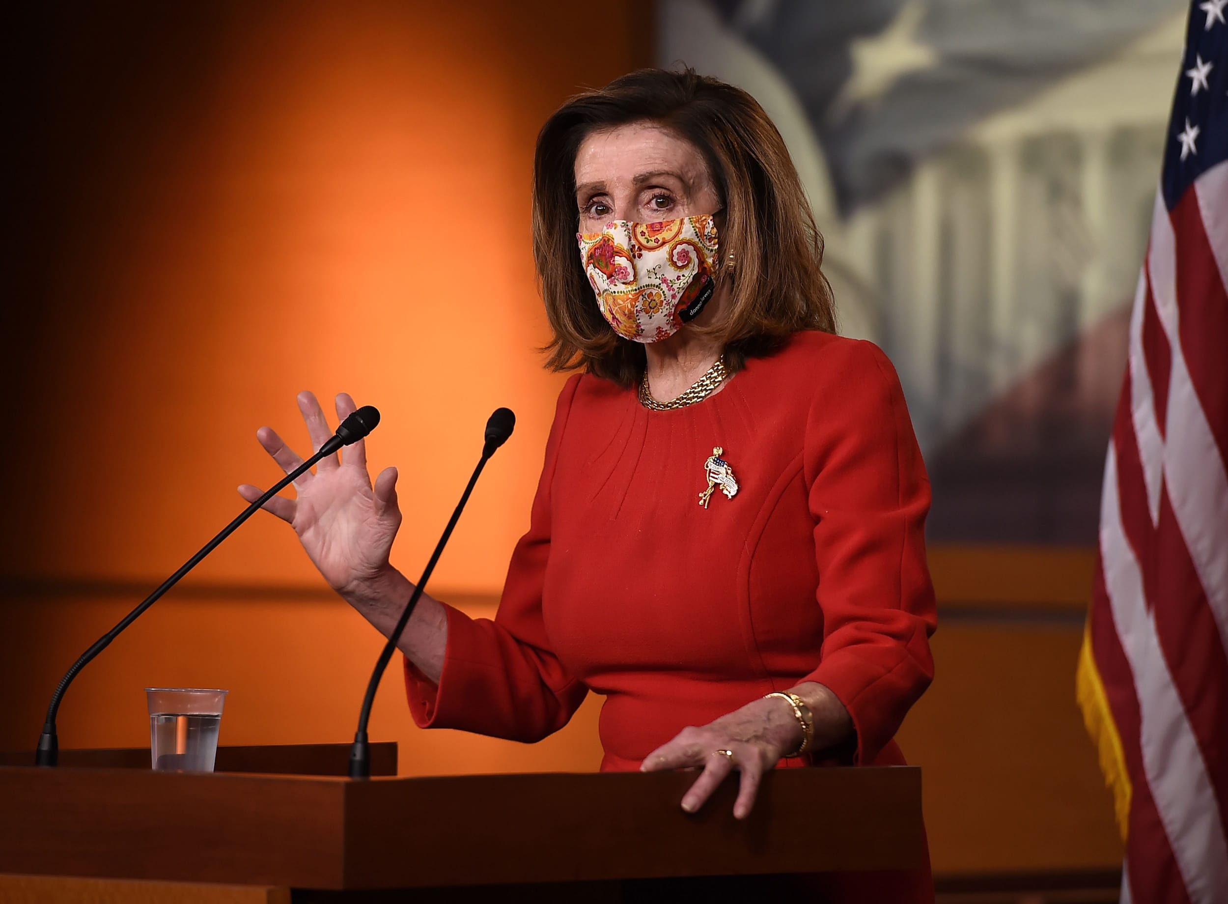 Image: Nancy Pelosi weekly press briefing