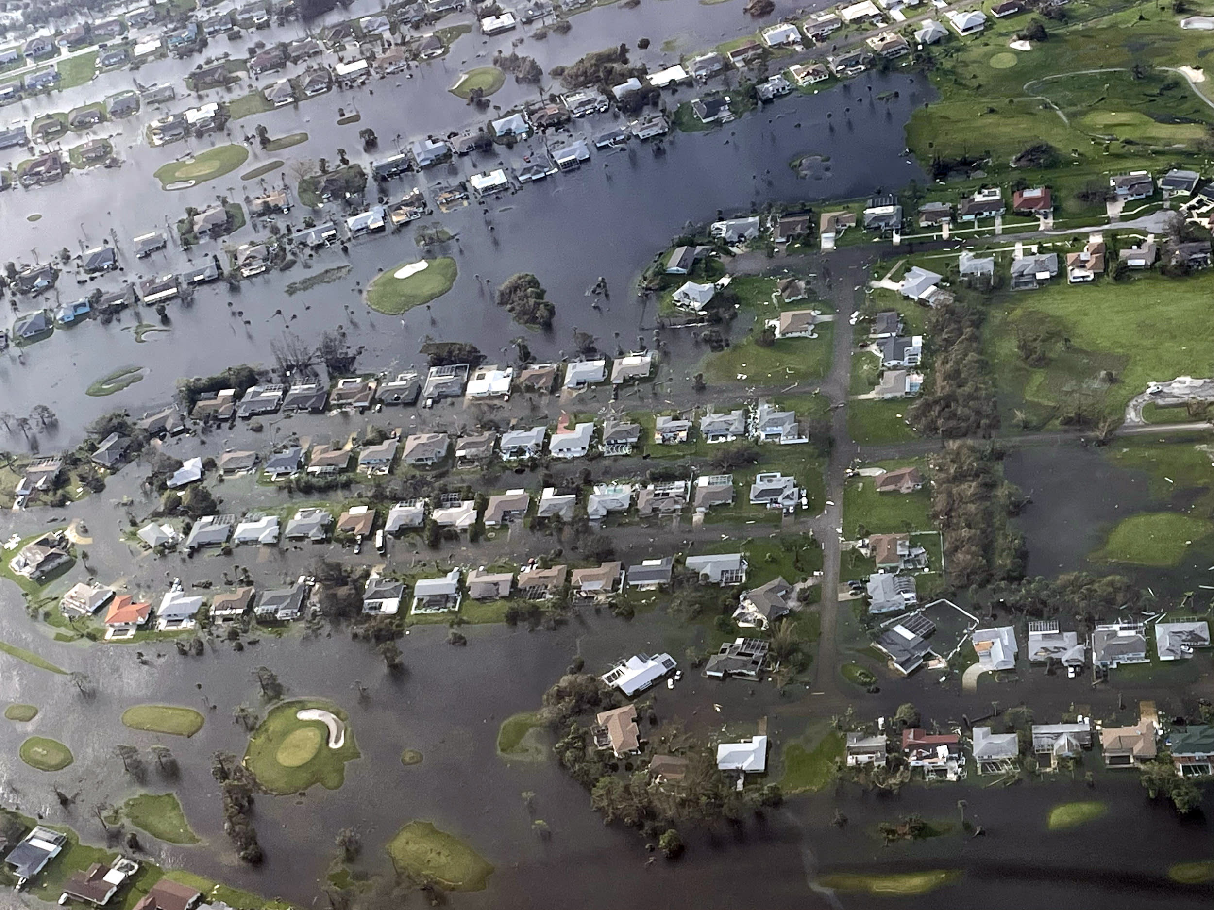 Image: Coast Guard conducts overflights in wake of Hurricane Ian