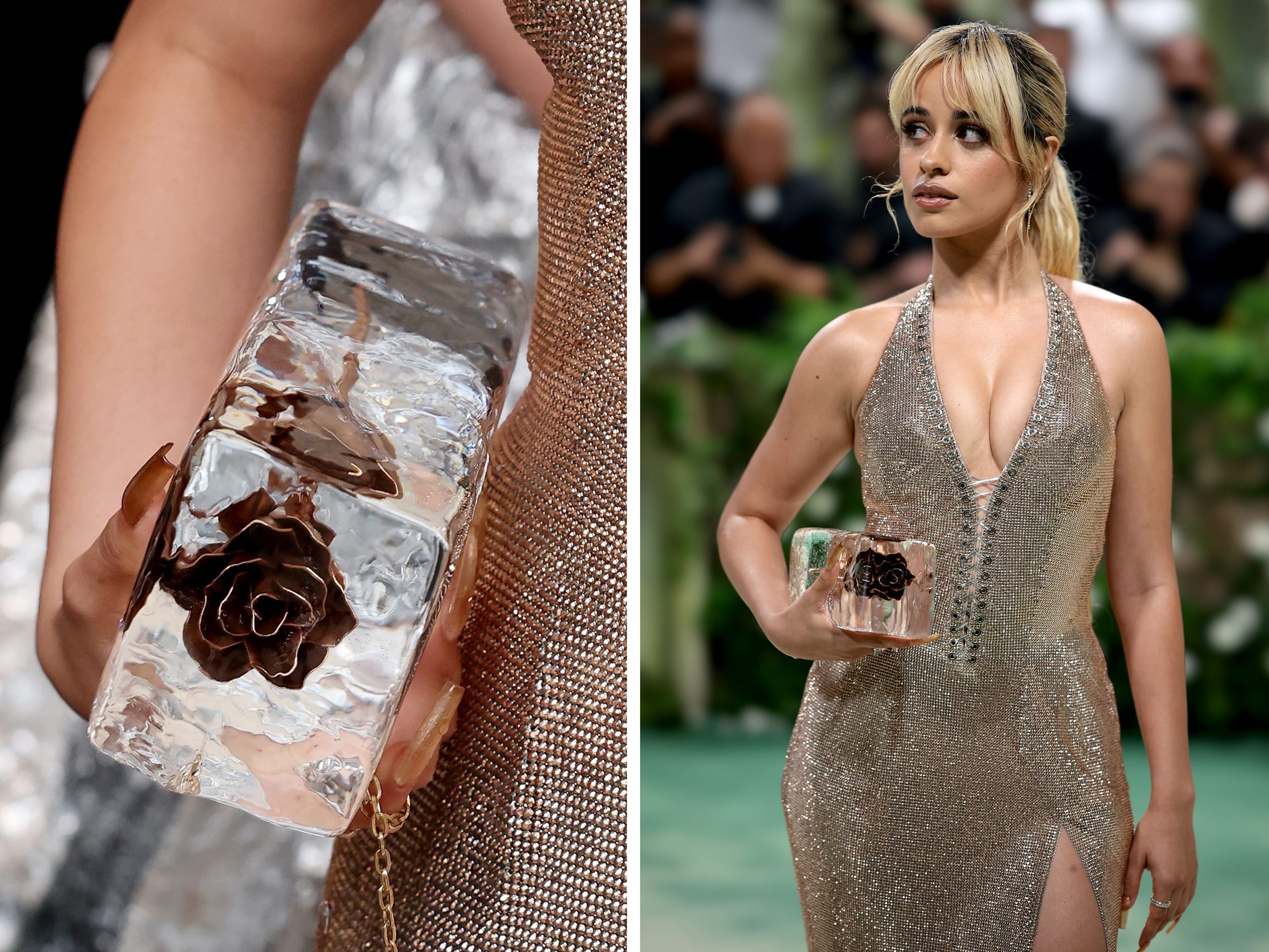 Camila Cabello attends The 2024 Met Gala Celebrating "Sleeping Beauties: Reawakening Fashion" at The Metropolitan Museum of Art on May 06, 2024 in New York City.