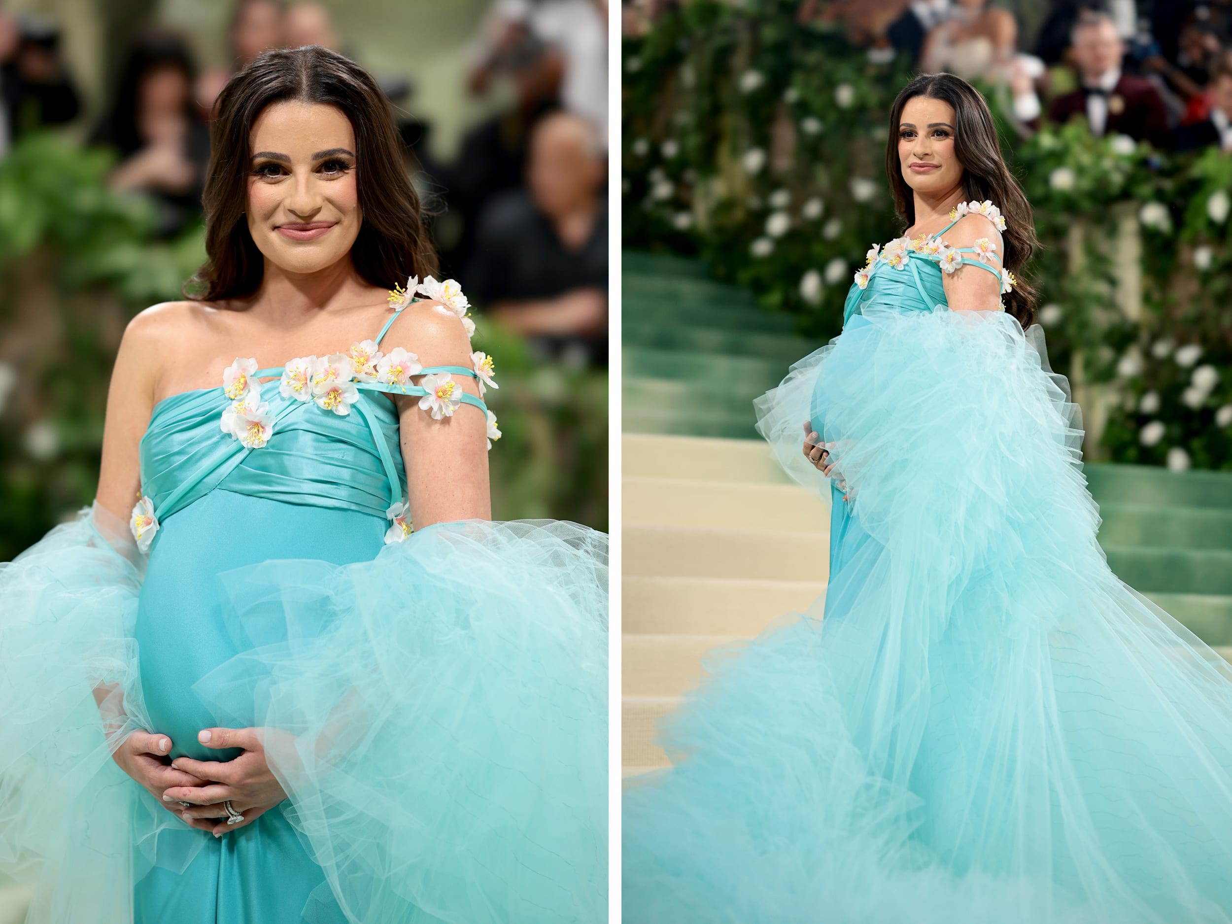 Lea Michele attends The 2024 Met Gala Celebrating "Sleeping Beauties: Reawakening Fashion" at The Metropolitan Museum of Art on May 6, 2024 in New York City.