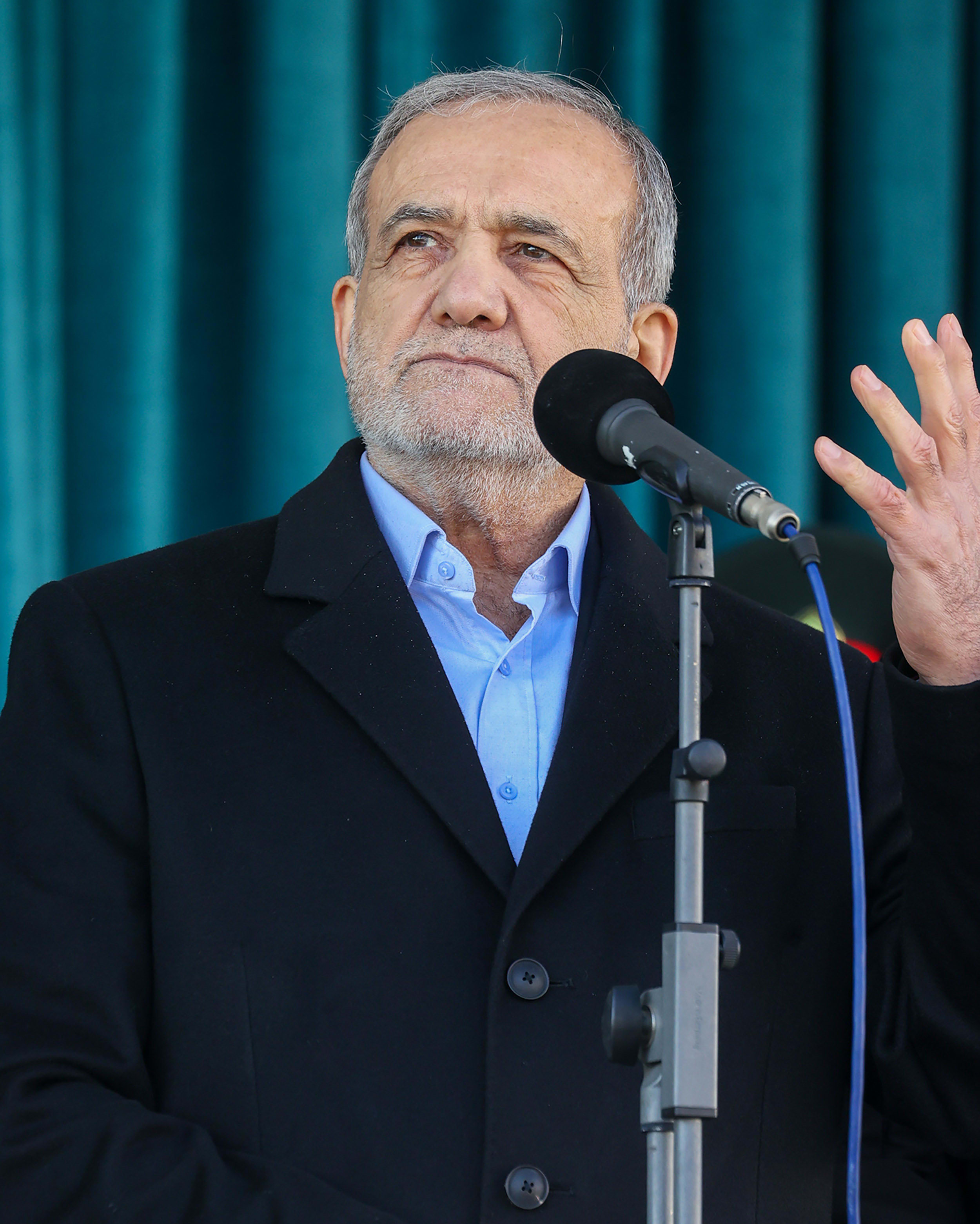 Iranian President Pezeshkian attends police academy graduation ceremony