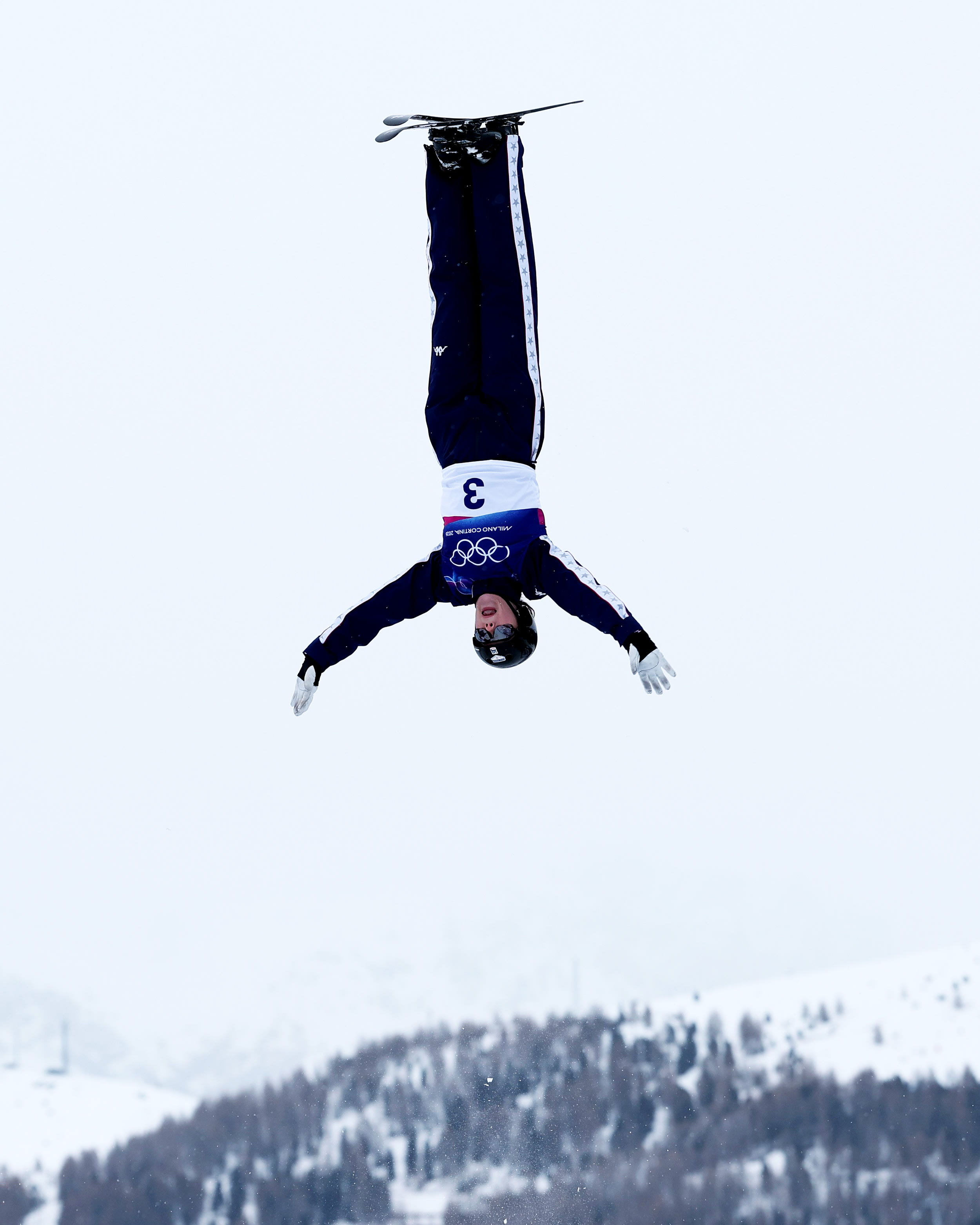 Image: Freestyle Skiing Mixed Team Aerials Training - Milano Cortina 2026 Winter Olympics: Day 8