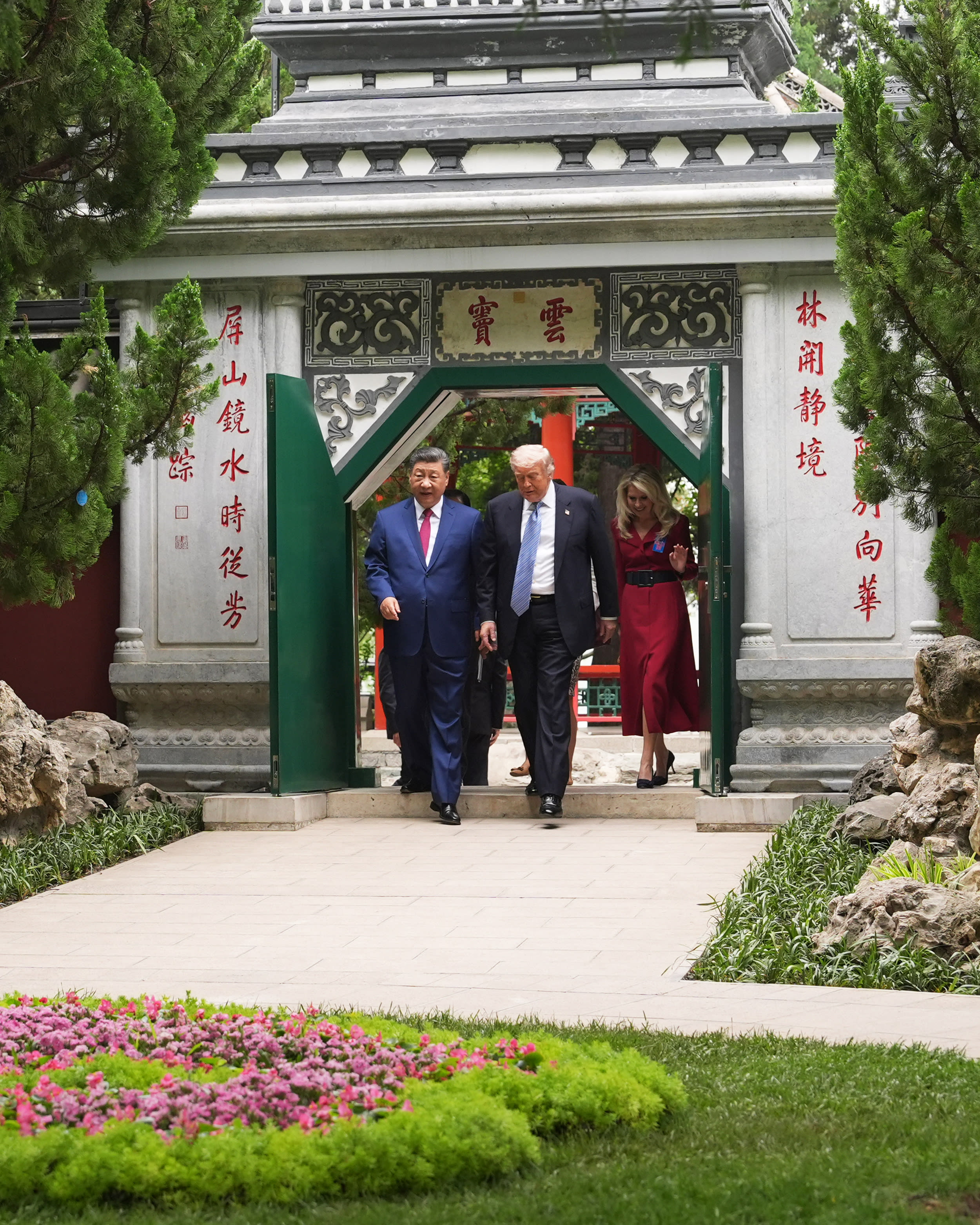 U.S. President Trump Meets With China's President Xi At Zhongnanhai