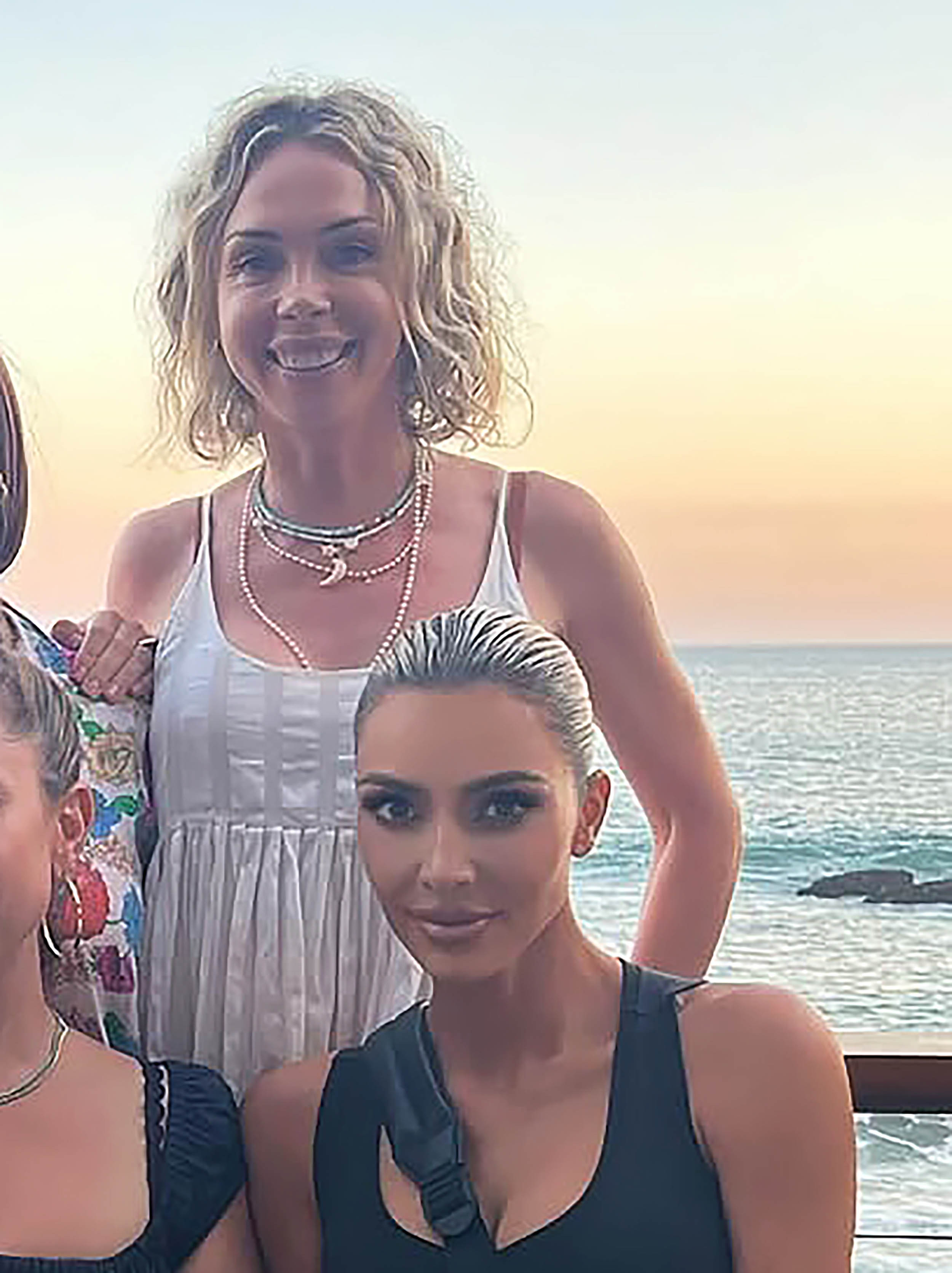 Simone Harouche and Kim Kardashian