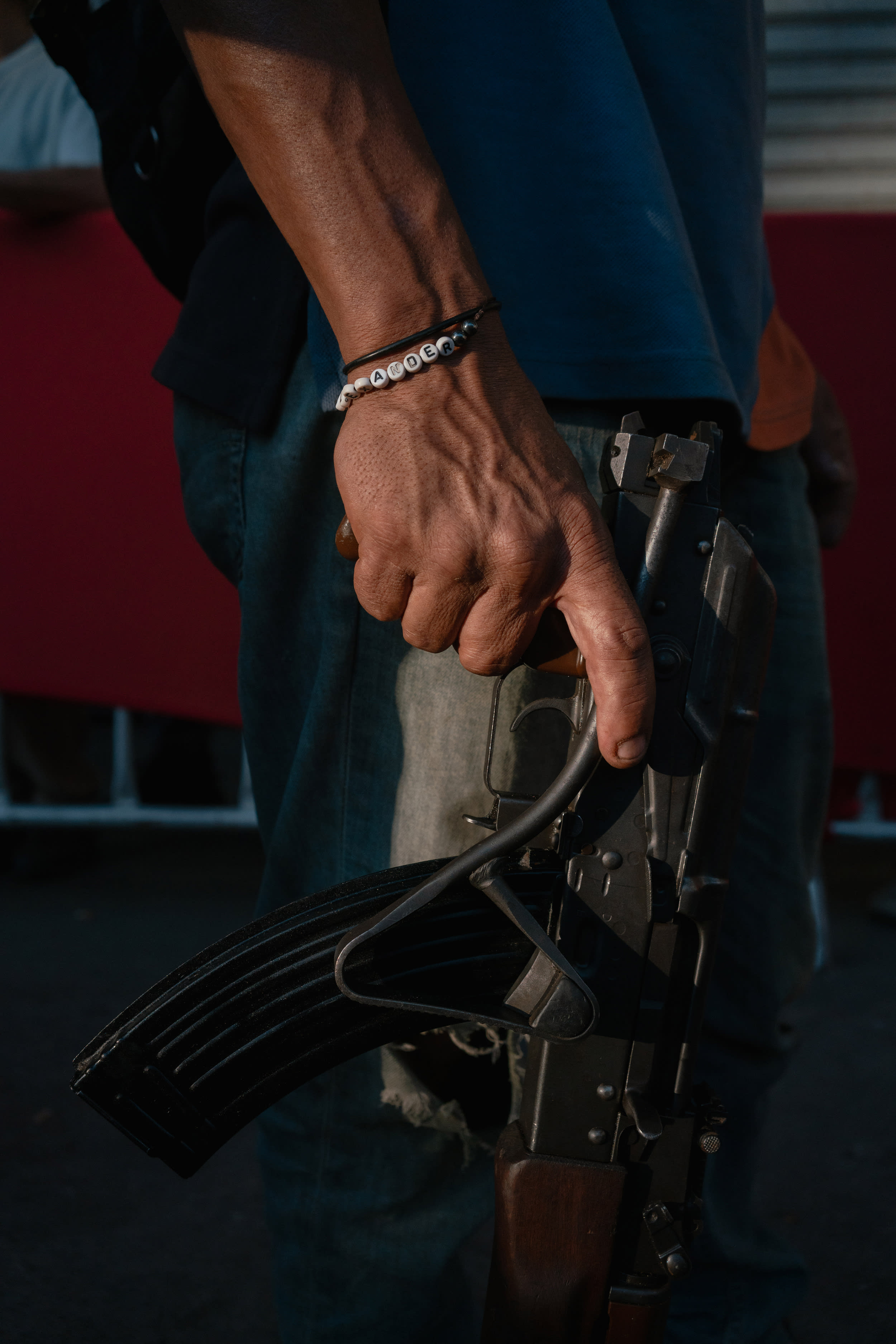 Pro-Maduro protestors in Caracas