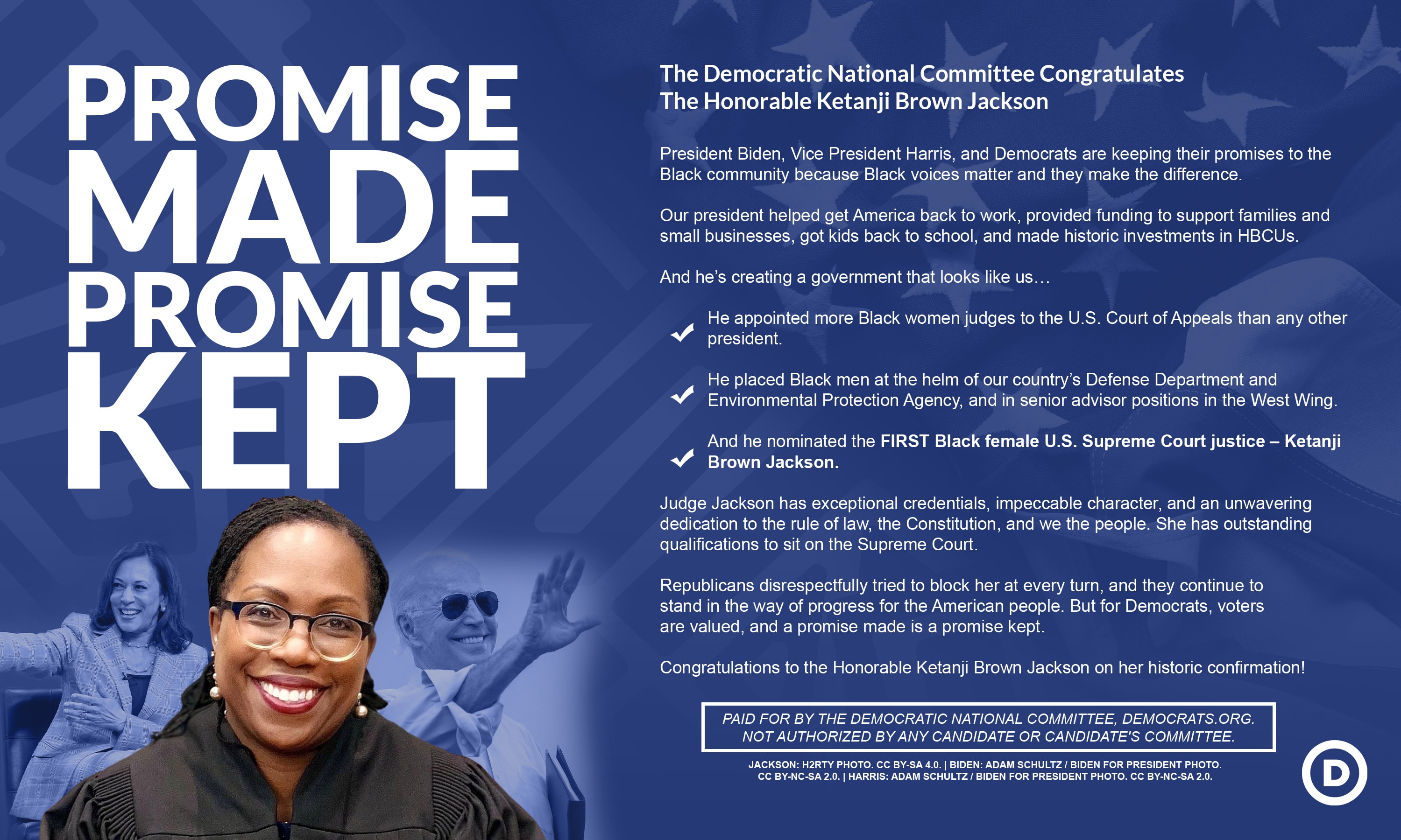 Image of DNC print ad