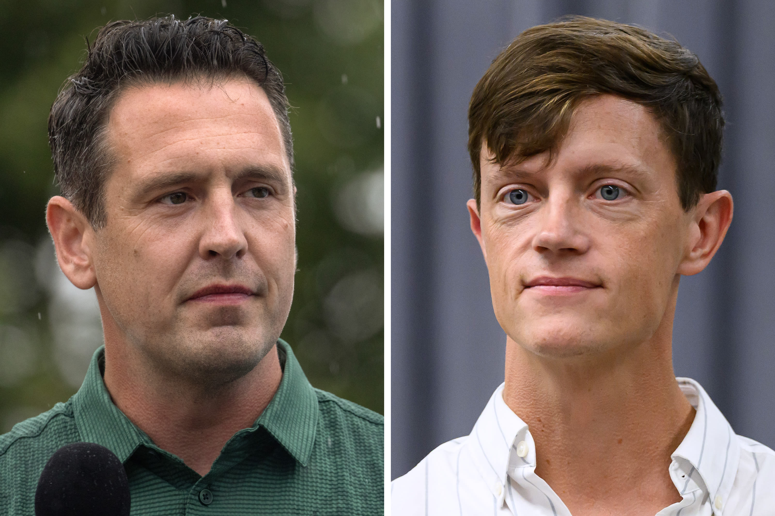 A diptych image of Zach Lahn and Rob Sand.