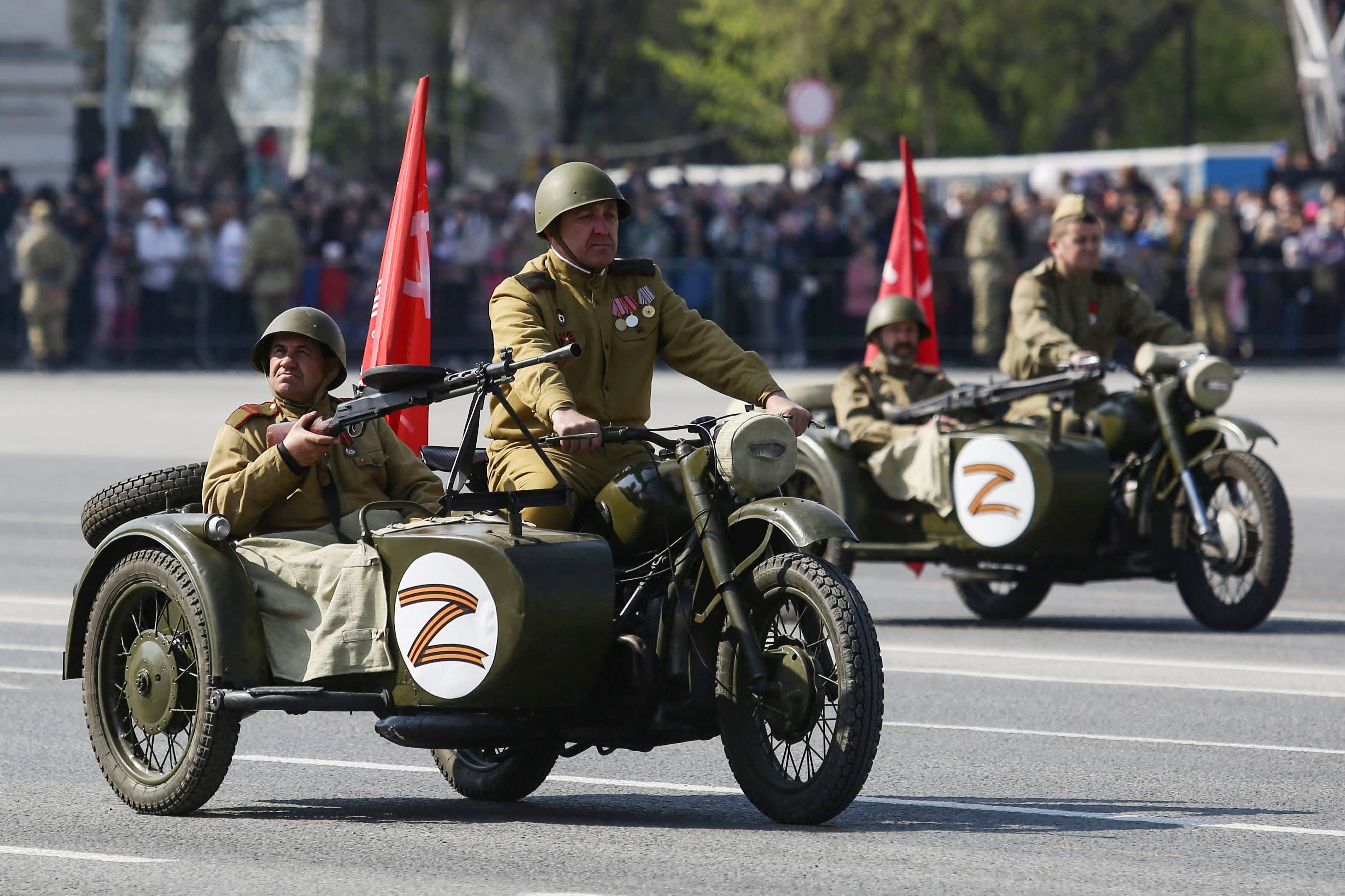 Image: RUSSIA-HISTORY-WWII-ANNIVERSARY-PARADE