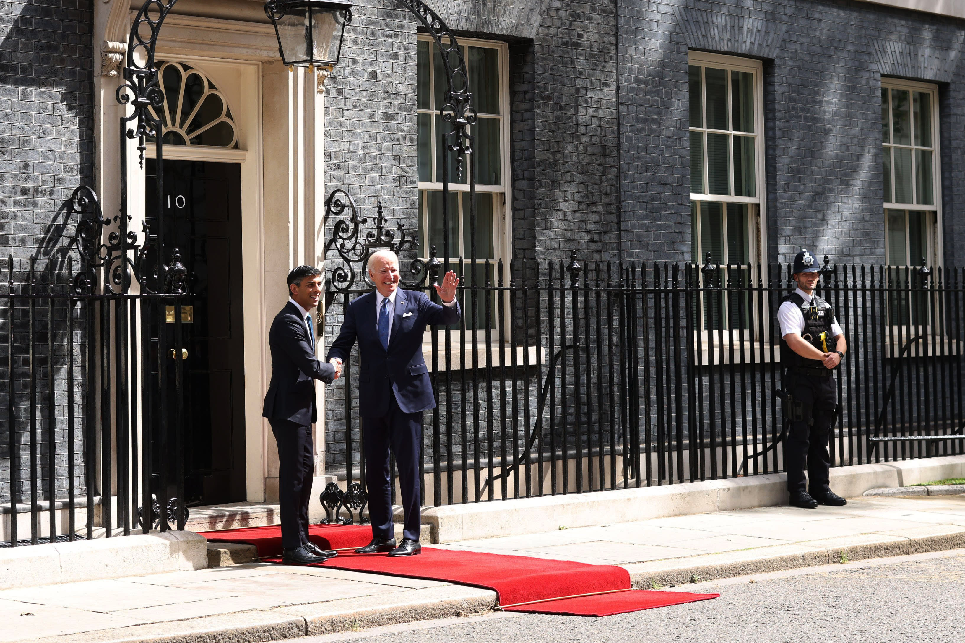 Rishi Sunak Hosts The President Of The United States In Downing Street