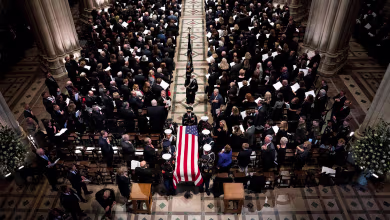 Top moments from former President George H.W. Bush's state funeral