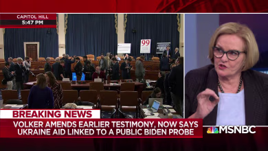 McCaskill: 'Someone needs to check on Giuliani, there are tire marks over his back'