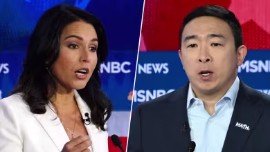 Tulsi and Yang on the issue of white supremacist violence