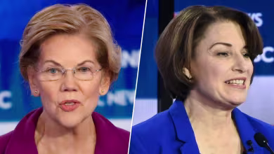 Debate kicks off with Warren, Klobuchar on impeachment hearings