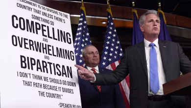 House Republicans respond to vote on impeachment report