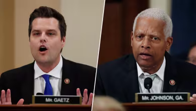 Johnson checks Gaetz for bringing up Hunter Biden's past substance abuse