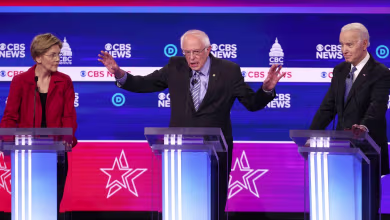 Sanders, Bloomberg take fire in chaotic, loud debate