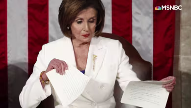 Pelosi: After Trump shredded the constitution, I shredded his state of his mind