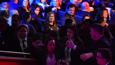 Immigration protesters interrupt Biden's closing statement