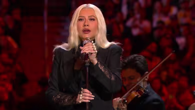 Christina Aguilera performs soaring ‘Ave Maria’ at Kobe memorial