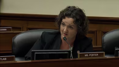 Porter presses CDC director to confirm coronavirus testing will be free