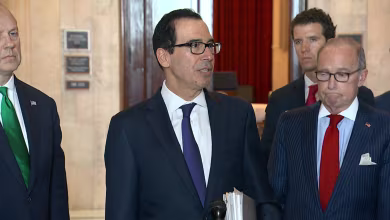 Mnuchin discusses coronavirus relief plan with 'direct checks to individuals'