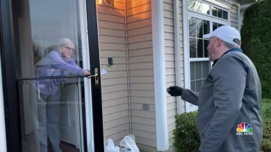 Delivery workers and customers take care of each other during crisis