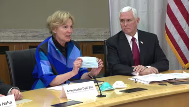 Pence meets with mask makers, team says only the sick should wear them