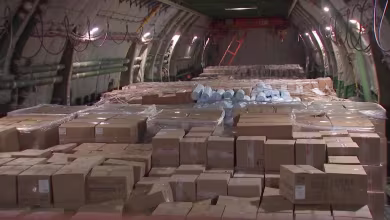 Russian medical supplies head to U.S. to help combat coronavirus