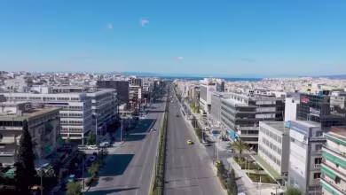 Drone video shows empty Athens streets as COVID-19 lockdown continues