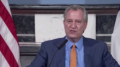 Mayor de Blasio calls for rent freeze and halt to evictions in New York City