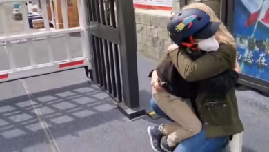 Watch: NBC News reporter reunites with young son after China quarantine