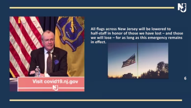 New Jersey governor orders all flags be lowered to honor coronavirus victims