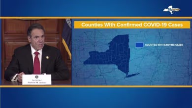 Gov. Cuomo says all New York counties now have confirmed coronavirus cases