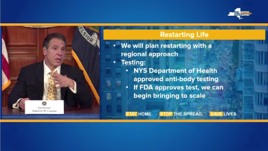 Gov. Cuomo: Eventual restart of New York economy will depend on coronavirus testing