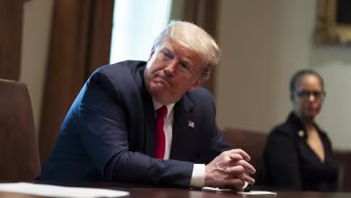 Trump discusses 'rough plague' of coronavirus with recovered patients