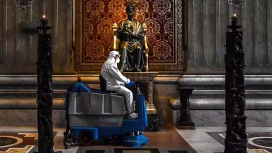 St. Peter's Basilica sanitized as Vatican prepares for COVID-19 restrictions to ease
