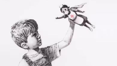 New Banksy artwork honors health workers in front line of fight against COVID-19