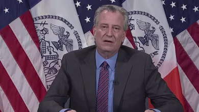 Mayor de Blasio announces plan to open certain streets to bicyclists and pedestrians